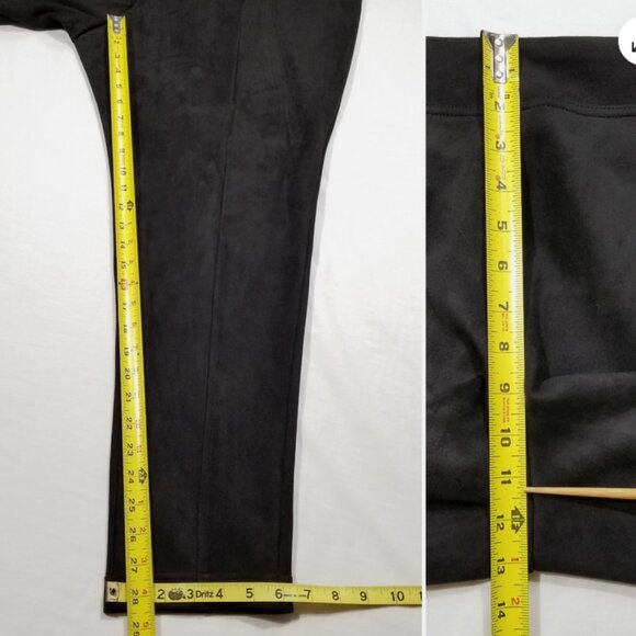 CALVIN KLEIN Madison Faux Suede Leggings 6705E1M - Picture 5 of 11